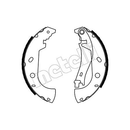 METELLI 53-0075 Brake Shoe Set for