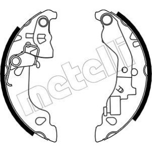 METELLI 53-0079Y Brake Shoe Set for