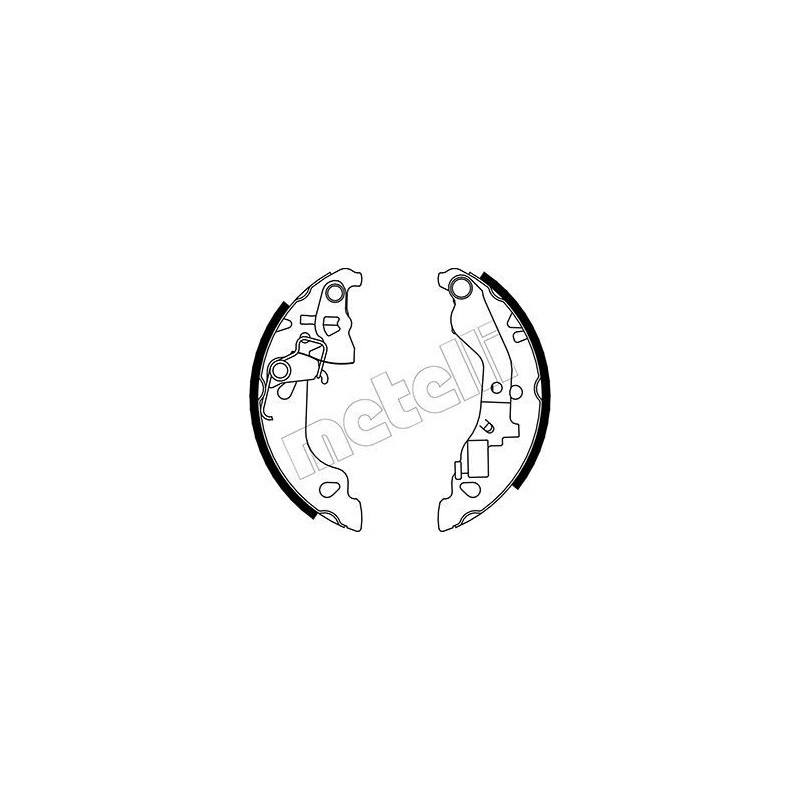 METELLI 53-0079Y Kit ganasce freno per