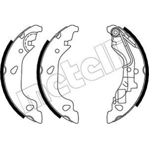 METELLI 53-0080Y Juego de zapatas de frenos para