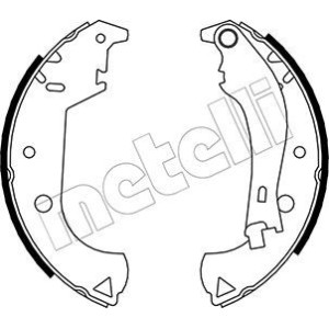 METELLI 53-0081Y Jeu de mâchoires de frein pour