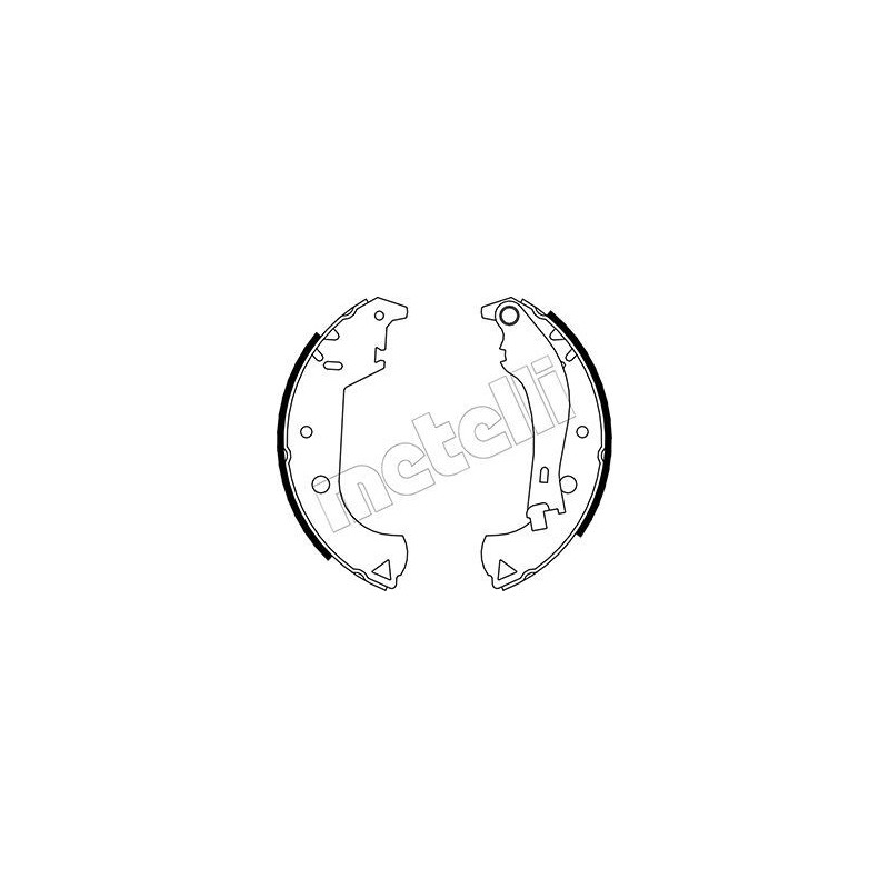 METELLI 53-0081Y Brake Shoe Set for