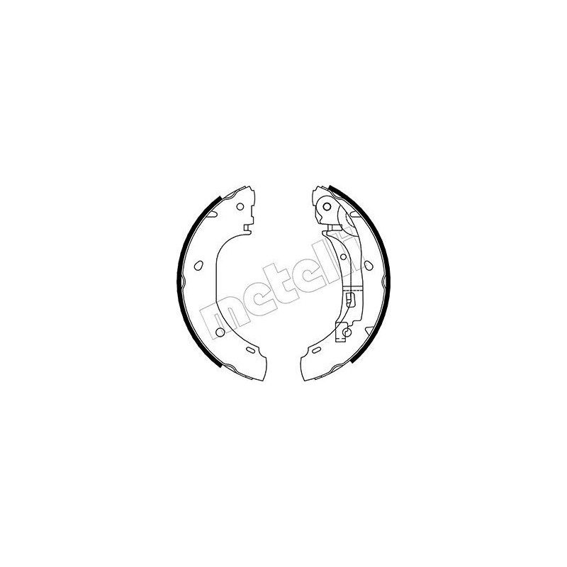METELLI 53-0082 Brake Shoe Set for