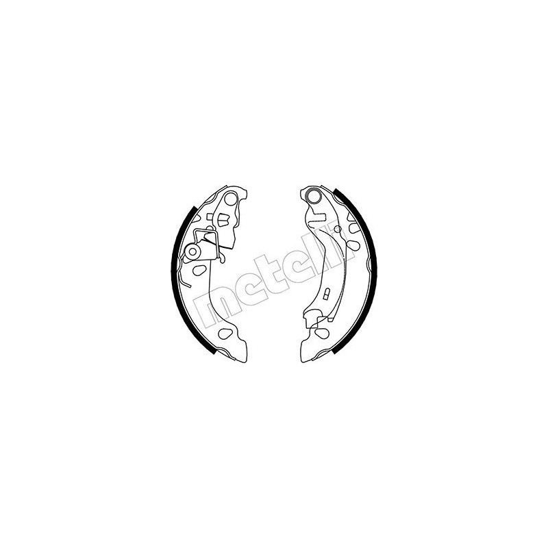 METELLI 53-0083 Kit ganasce freno per