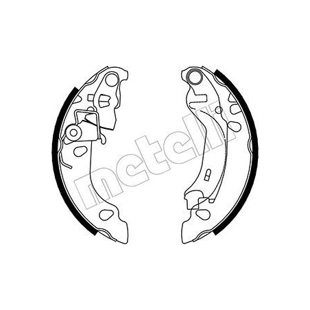 METELLI 53-0083 Kit ganasce freno per