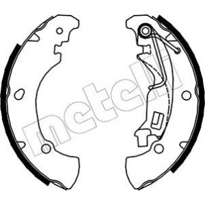 METELLI 53-0084 Bremsbackensatz für