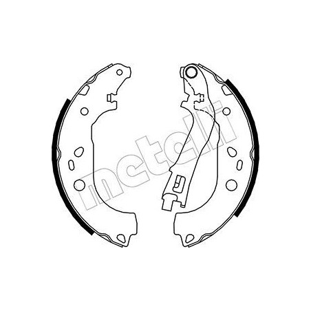 METELLI 53-0088 Jeu de mâchoires de frein pour