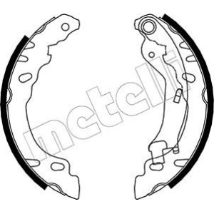 METELLI 53-0090 Brake Shoe Set Rear for