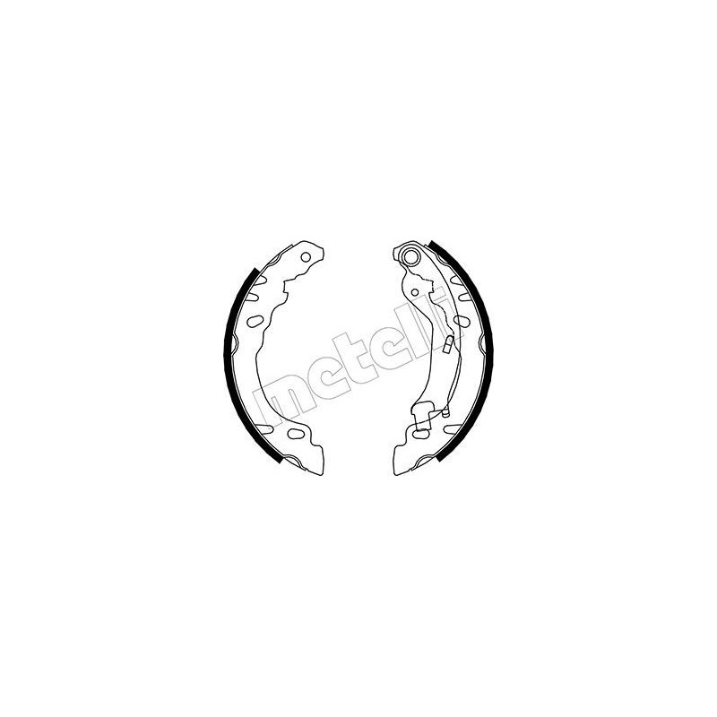METELLI 53-0090 Brake Shoe Set Rear for