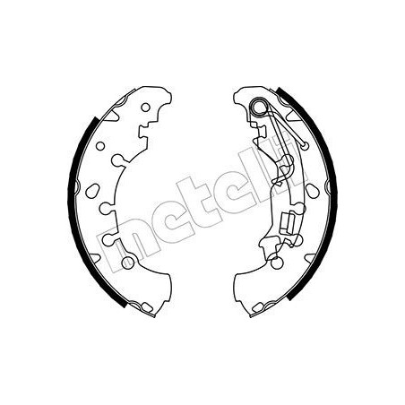METELLI 53-0092 Kit ganasce freno per