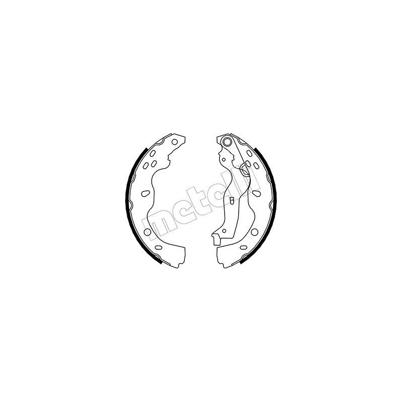METELLI 53-0096 Kit ganasce freno per