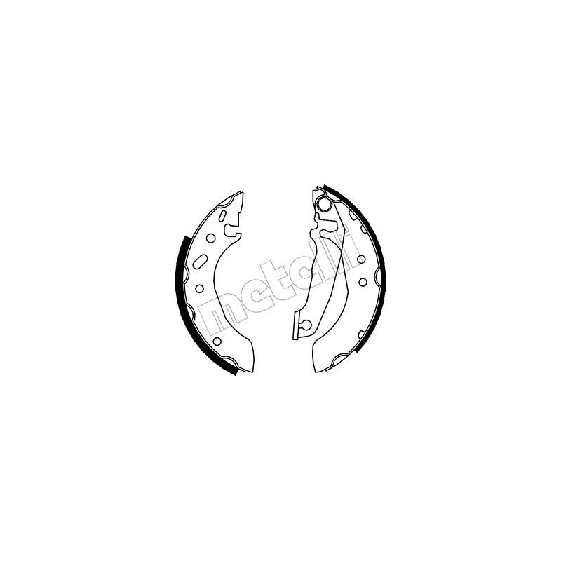 METELLI 53-0119 Brake Shoe Set for