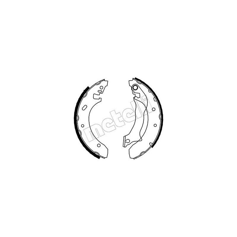 METELLI 53-0125 Brake Shoe Set Rear for