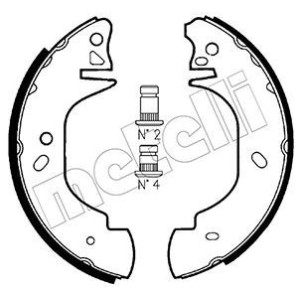 METELLI 53-0126 Kit ganasce freno per