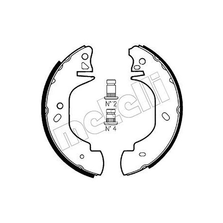METELLI 53-0126 Bremsbackensatz für