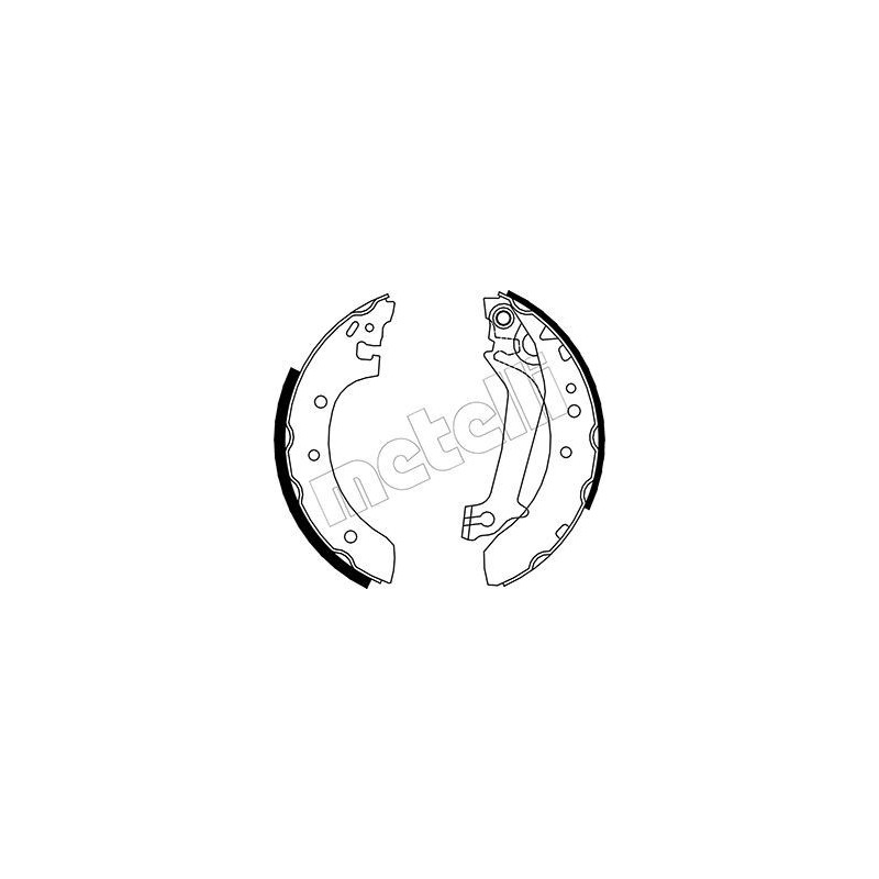 METELLI 53-0129 Brake Shoe Set Rear for