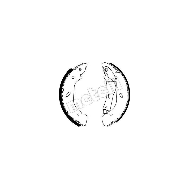 METELLI 53-0134 Brake Shoe Set for