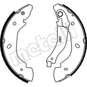 METELLI 53-0135 Jeu de mâchoires de frein pour