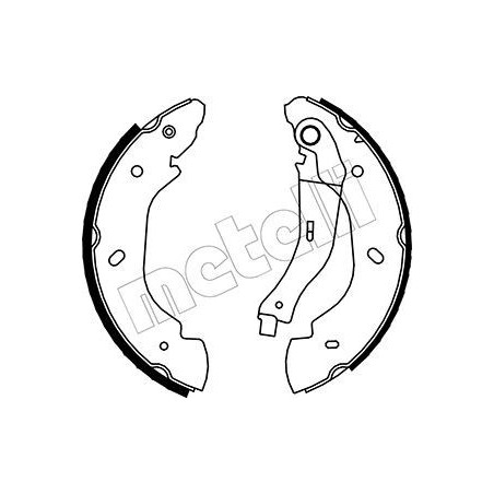 METELLI 53-0135 Kit ganasce freno per