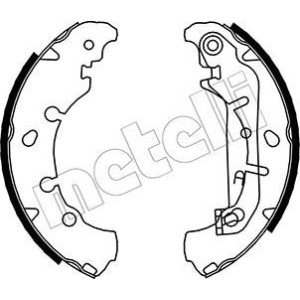 METELLI 53-0136 Jeu de mâchoires de frein pour