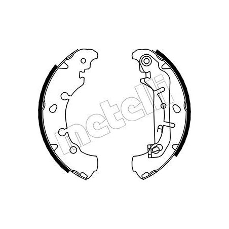 METELLI 53-0136 Bremsbackensatz für