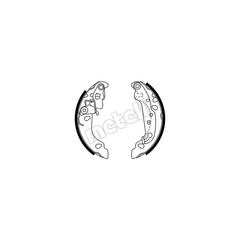 METELLI 53-0137 Bremsbackensatz für
