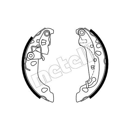 METELLI 53-0137 Brake Shoe Set for