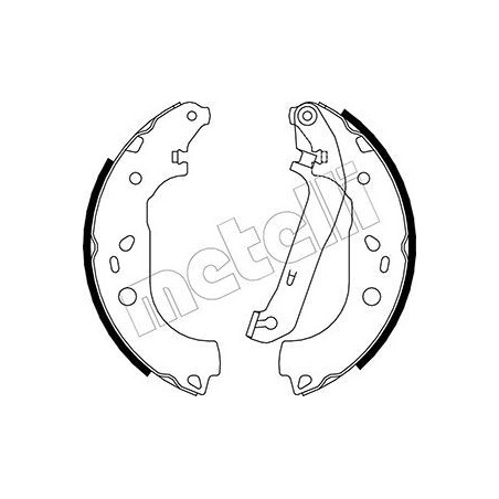 METELLI 53-0142 Bremsbackensatz für