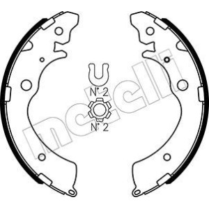 METELLI 53-0154 Jeu de mâchoires de frein pour