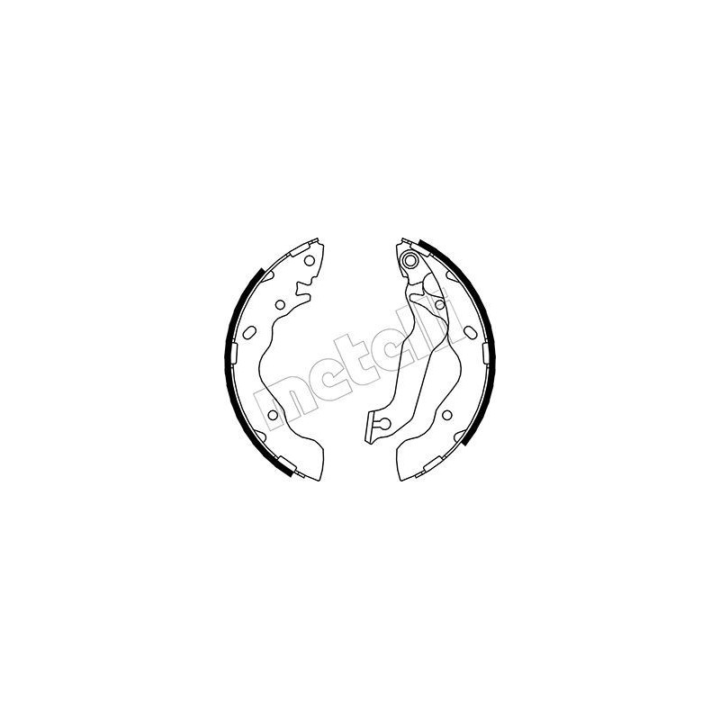 METELLI 53-0171 Kit ganasce freno per