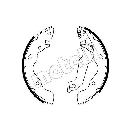 METELLI 53-0171 Brake Shoe Set for