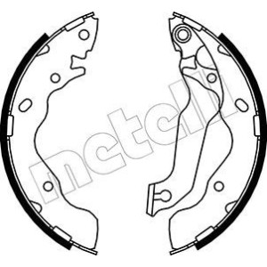 METELLI 53-0176 Kit ganasce freno per