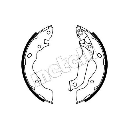 METELLI 53-0176 Brake Shoe Set for