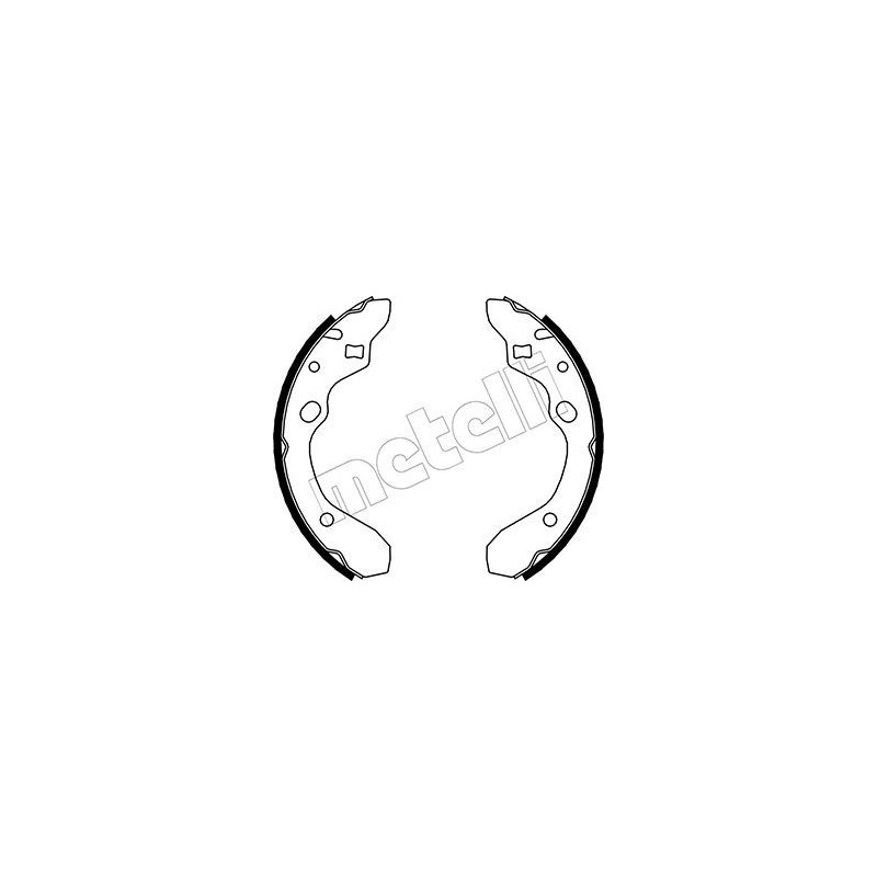 METELLI 53-0210 Brake Shoe Set Rear for