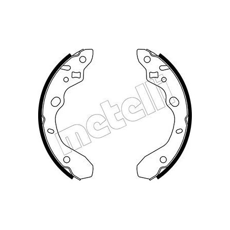 METELLI 53-0214 Bremsbackensatz für