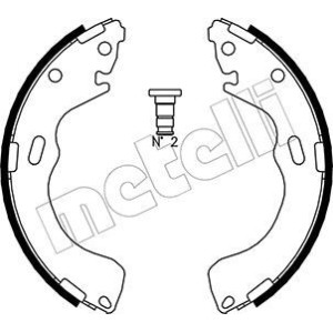 METELLI 53-0216 Sada brzdových čelistí pro