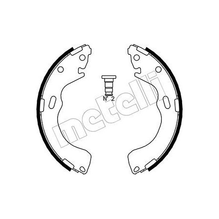METELLI 53-0216 Bremsbackensatz für