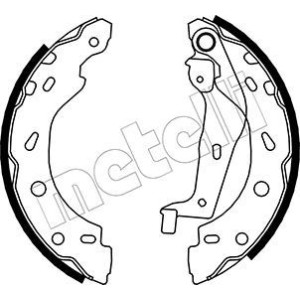 METELLI 53-0237 Kit ganasce freno per