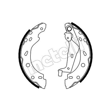 METELLI 53-0237 Kit ganasce freno per