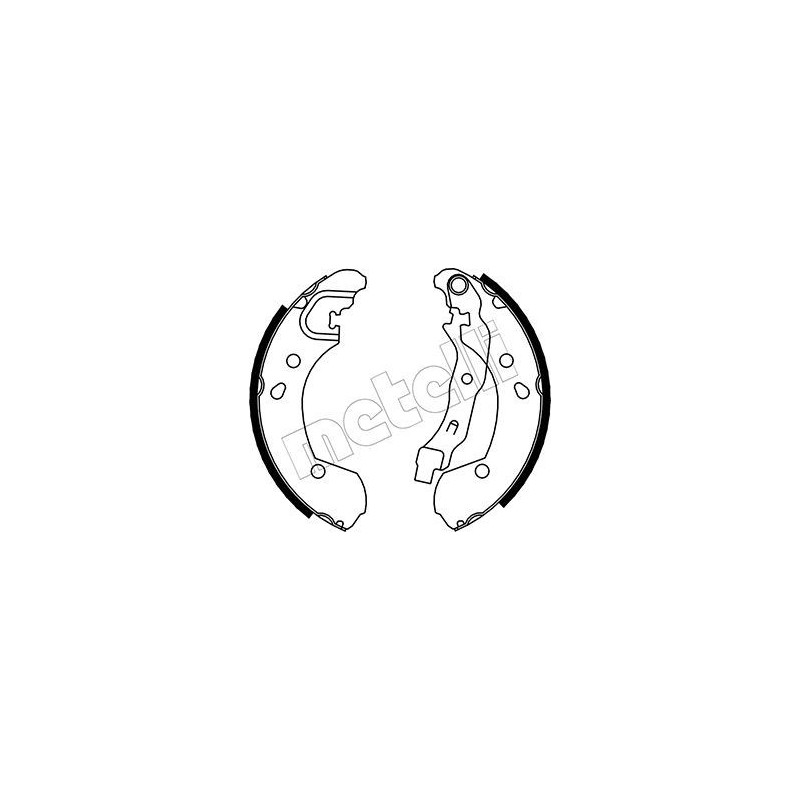 METELLI 53-0290 Kit ganasce freno per