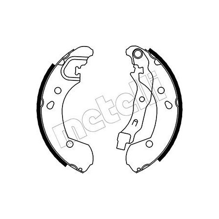 METELLI 53-0290 Brake Shoe Set for
