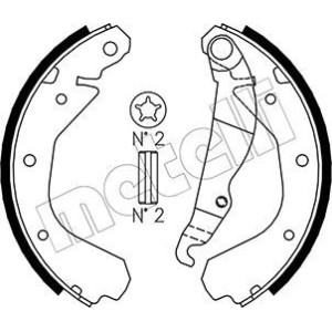 METELLI 53-0305 Kit ganasce freno per