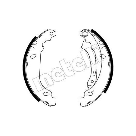 METELLI 53-0328 Kit ganasce freno per