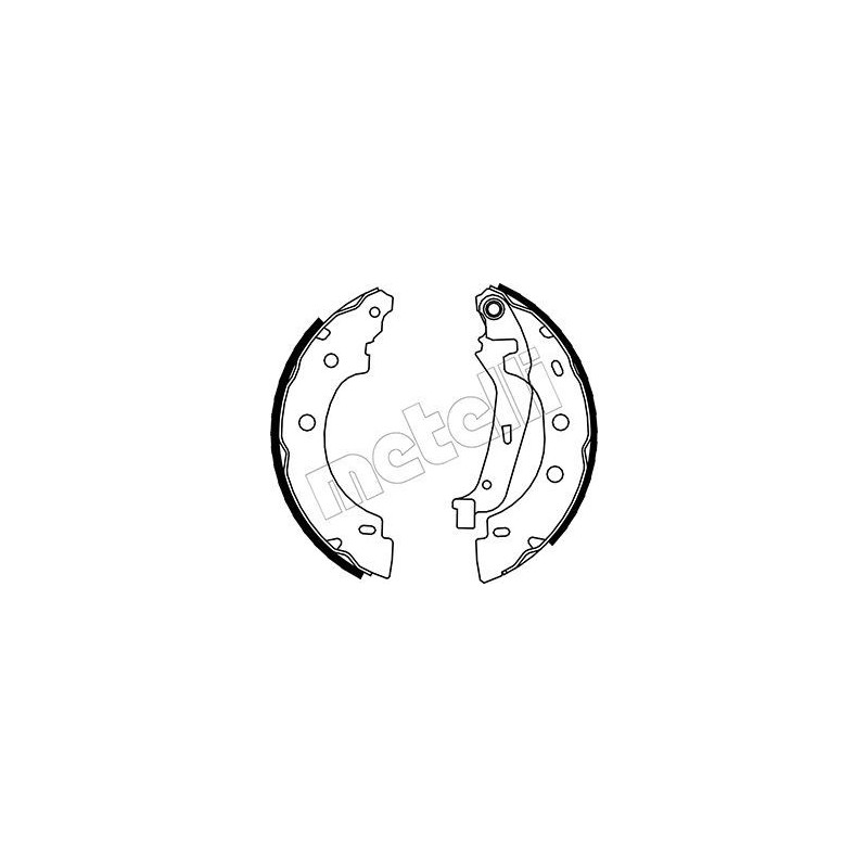 METELLI 53-0355 Kit ganasce freno per