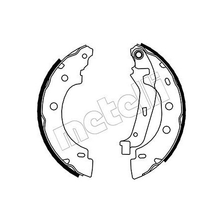 METELLI 53-0355 Jeu de mâchoires de frein pour