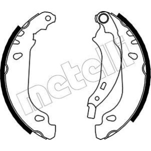 METELLI 53-0356 Kit ganasce freno per