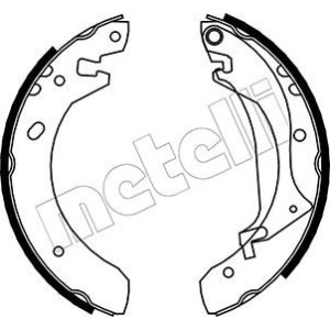 METELLI 53-0368 Zestaw szczęk hamulcowych dla