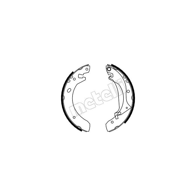 METELLI 53-0368 Kit ganasce freno per