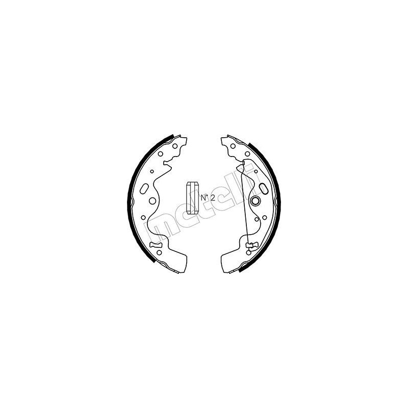 METELLI 53-0370 Bremsbackensatz für