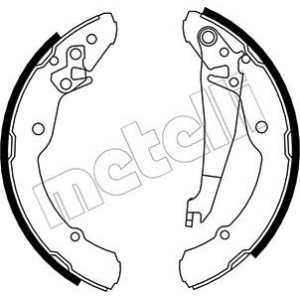 METELLI 53-0379 Kit ganasce freno per